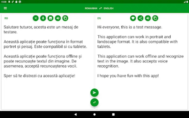 Romanian - English Translator android App screenshot 0